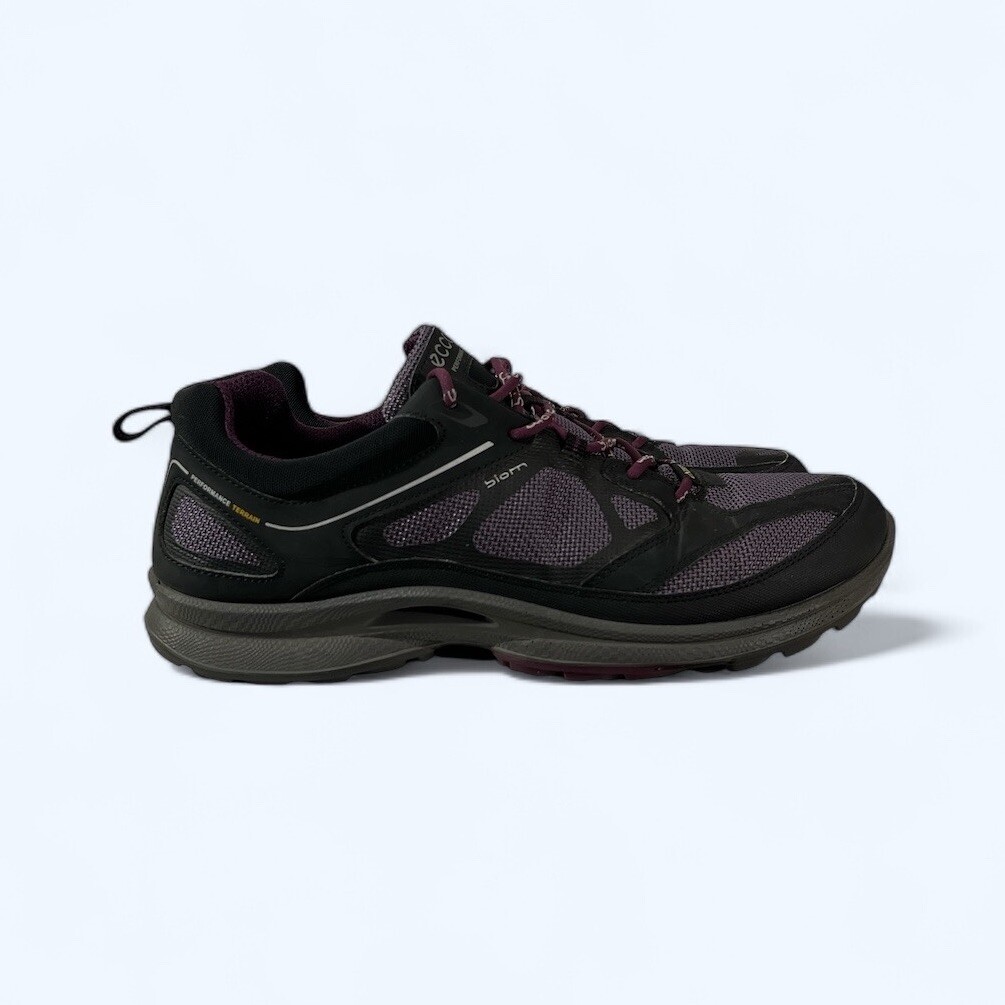 Ecco Biom Ultra Quest GTX 41 Running Walking Shoes Purple Trainers Cross