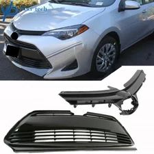 For Toyota Corolla LE XLE 2017/2018/2019 Front Bumper Upper & Lower Grille Grill
