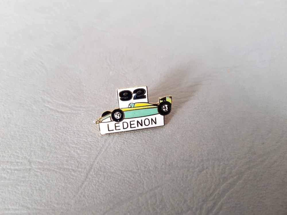 F1 Ledenon 92 Formula One Vintage Pin - Limited Edition Collection