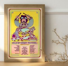 Isle Of Wight Festival 1970 Concert Live Tour Photo / Poster Up to 36"