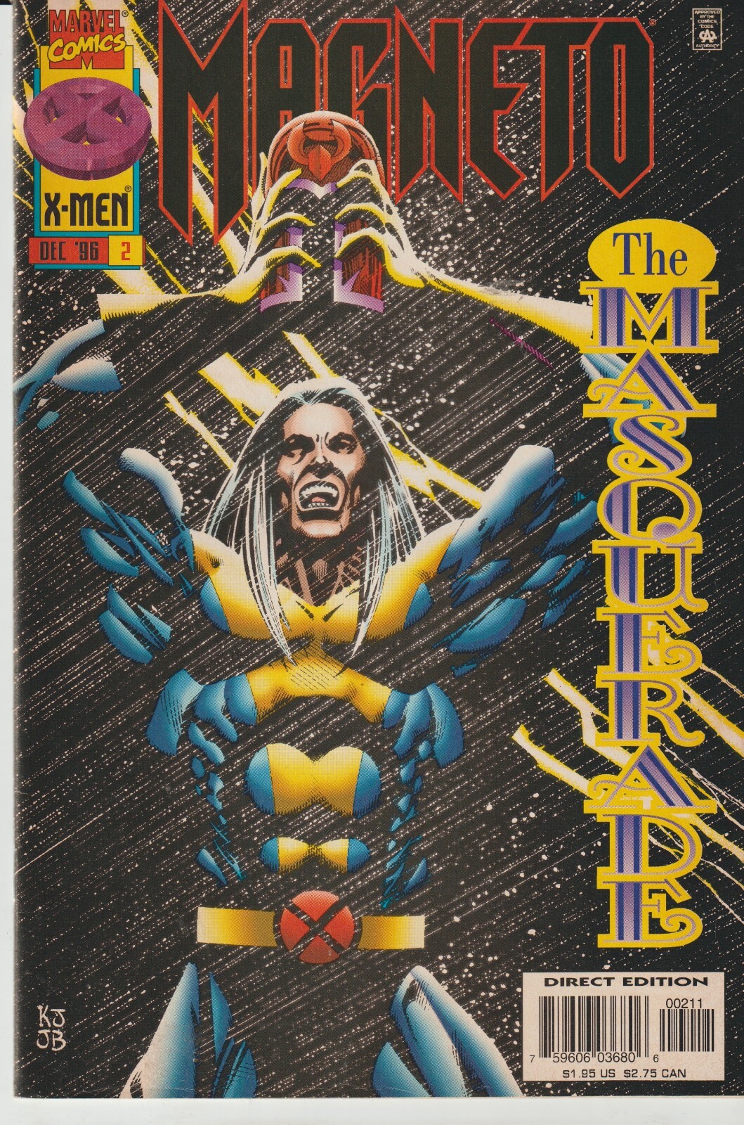 MARVEL COMICS MAGNETO #2 (1996) 1ST PRINT VF