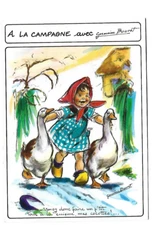 ILLUSTRATION GERMAINE BOURET  LA CAMPAGNE  XX REPRO XX