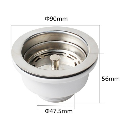 Stainless Steel Flange for Kitchen Sink Strainer Waste Kit Perfect for