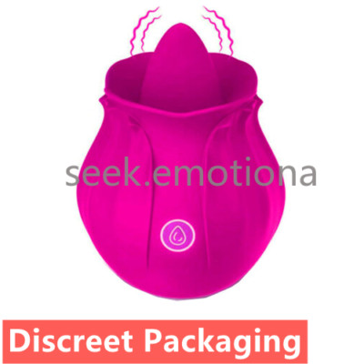 Rose-Licking-Vibrator-for-Women-Nipple-Clit-Licking-Massager-Toy use Lubricant