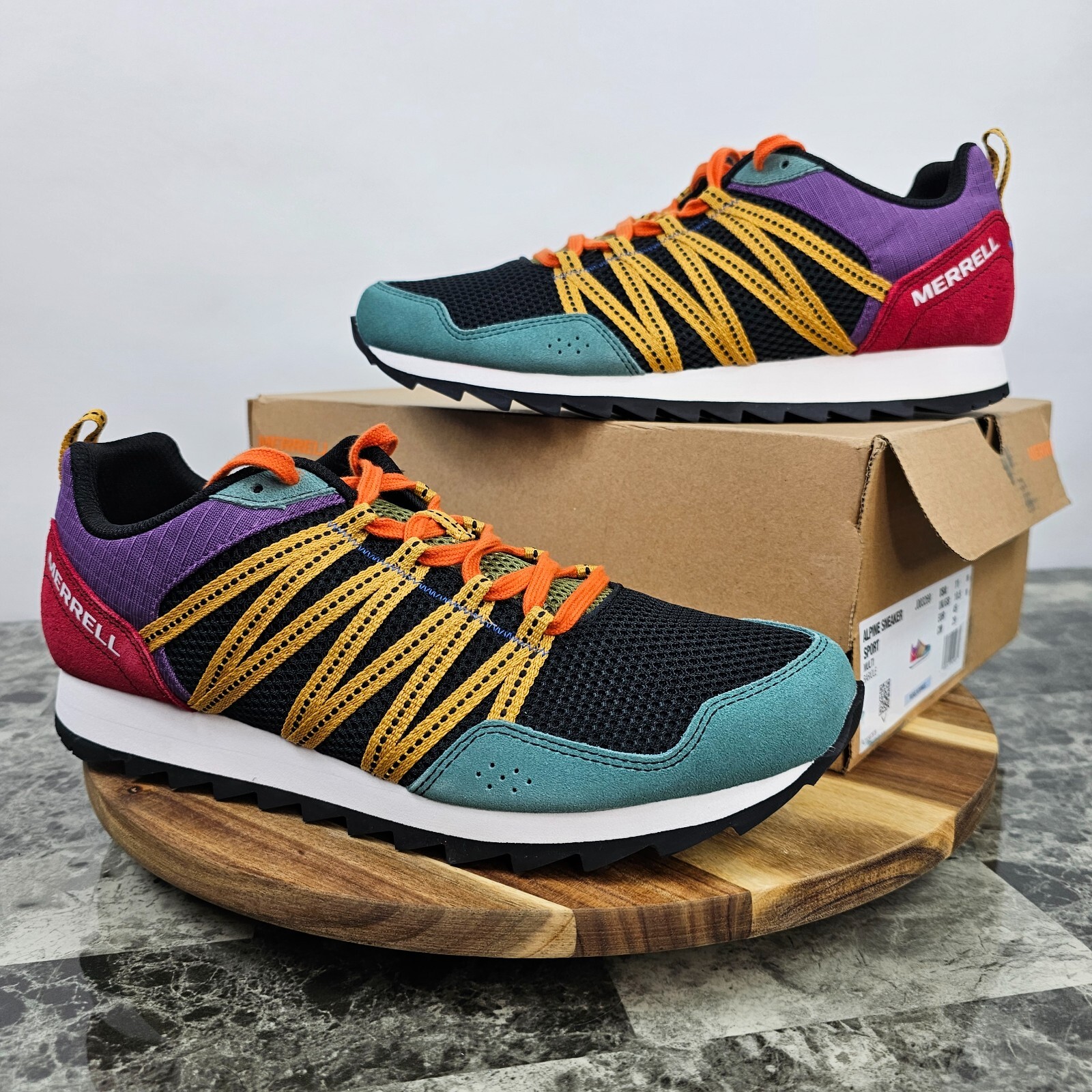 Scarpe Uomo Merrell Alpine Sneaker Sport Multicolore J003269 Taglia 10