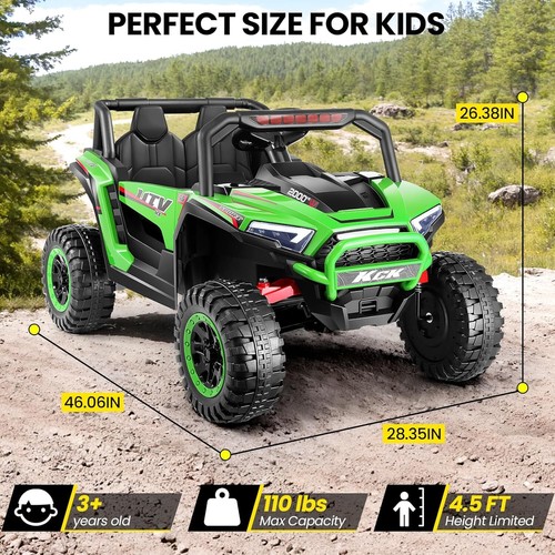 24V Kids Ride On UTV Car for Kids Electric Car Toys 4 Wheeler Off-Road W/Remote - Picture 28 of 78