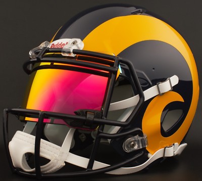 NFL Rams ヘルメット CUSTOM*** LOS ANGELES RAMS Full Size NFL Riddell SPEED Football