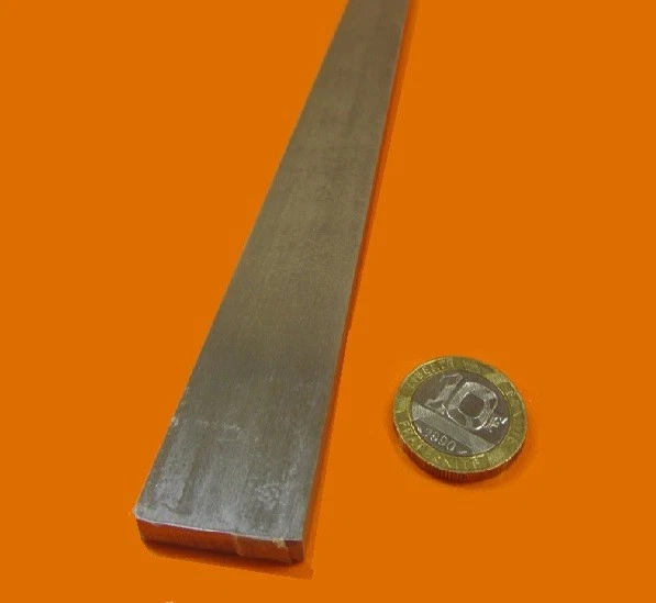 Barras endurecidas de acero de aleación 4140/4142, 3/16" x 1,0" de ancho x 36" de largo Foto 3 de 4