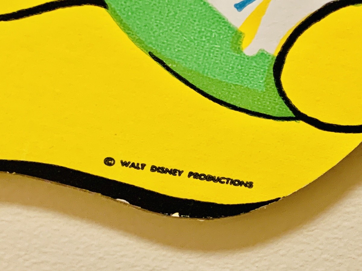 Walt Disney Productions 1985 壁掛け Vintage Winnie-The-Pooh Walt Disney Productions Wall Hanging
