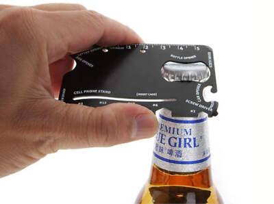 Wallet Ninja 18-in-1 Multi-Tool - Credit Card Size, Portable, Gift for Men
