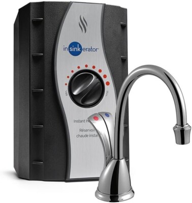 InSinkErator Wave Instant Hot and Cold Water Dispenser System - Faucet & Tank,