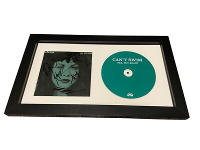 CAN T SWIM BAND SIGNED AUTOGRAPH x5 FAIL YOU AGAIN FRAMED & MATTED CD DISPLAY￼