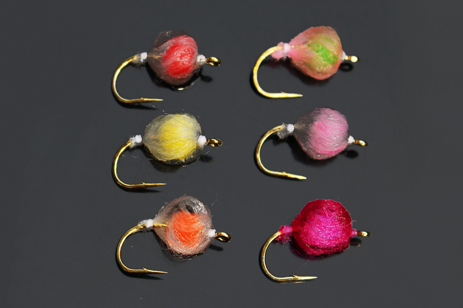 12 Pcs lot 6 Colors Realistic Nuke Egg Fly Glo Bug Fly Fishing Flies 12-pcs-lot-6-colors-realistic-nuke-egg-fly-glo-bug-fly-fishing-flies
