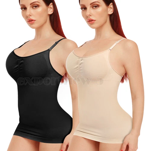 Lady Cami Tummy Firm Control Body Shaper Slimming Waist Shapewear Seamless Vest - Picture 38 of 41