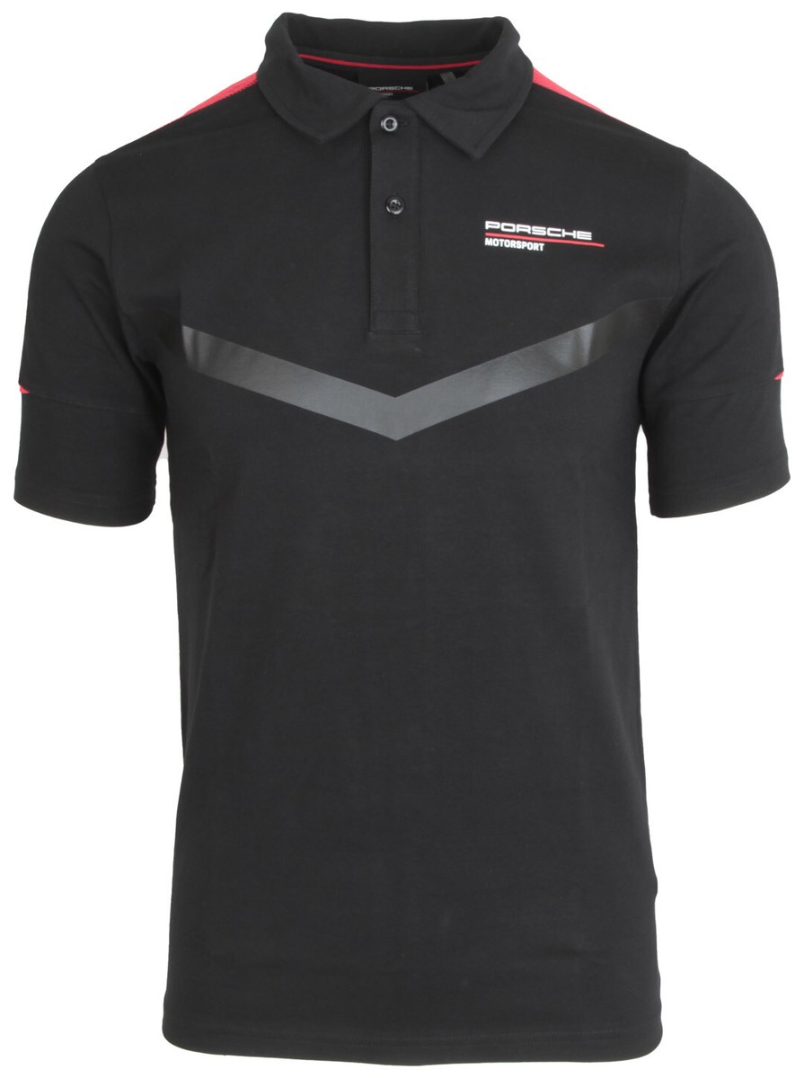 Porsche Motorsport Polo ブラック Porsche Men's Boss Polo (Black)- Motorsport – Porsche Exchange