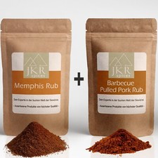 500g BBQ Memphis Rub + 450g BBQ Pulled Pork Rub Kombi Grillgewürz Angebot