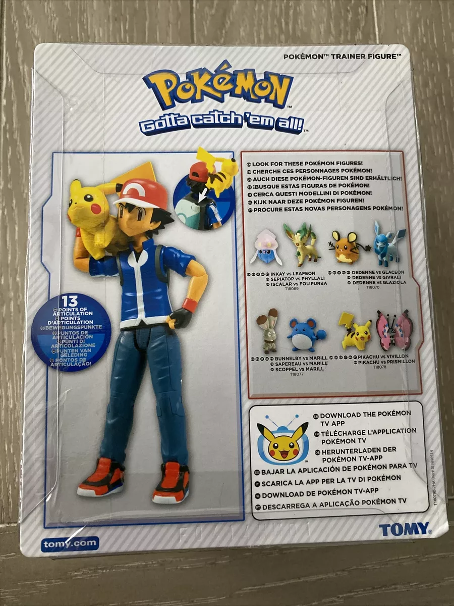 pokemon XY trainer figure: Ash and Pikachu