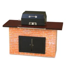 Backyard Barbecue Grill Empty BBQ 1.712/0 Reutter Porcelain DOLLHOUSE Miniature