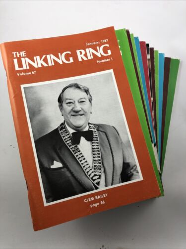 THE LINKING RING 1958年から1987年まで121冊