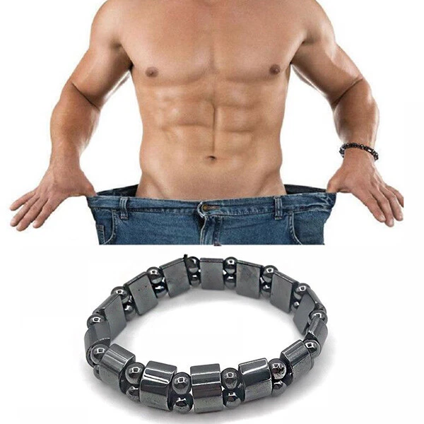 EMATITE TERAPIA MAGNETICA PERDERE PESO BRACCIALETTO NATURALE DOLORI ARTRITE ln - Immagine 3 di 4