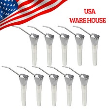 Dental Air Water Spray Triple Syringe Metal 3 Way Handpiece /50*Nozzles/Tips M