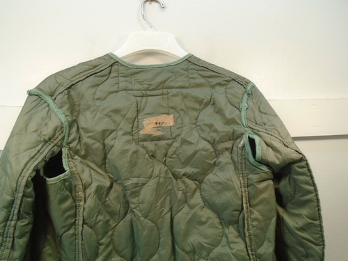 USGI US Military M65 Field Jacket Cold Weather Coat Liner Size X-Small 2005 96-H - Picture 8 of 11