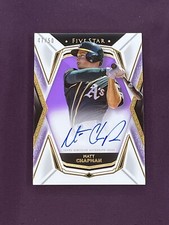 Matt Chapman | 2019 Topps Five Star Purple On Card Auto 47/50 | A’s - Blue Jays
