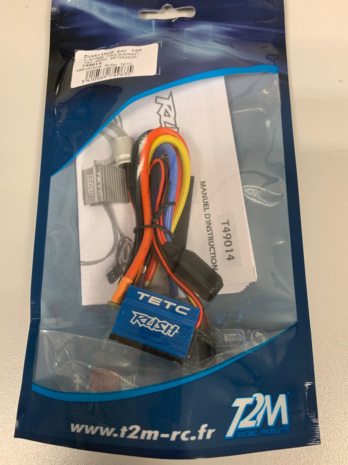 Variateur Tamiya Rush TETC 50A T2M T49014 ESC voiture radiocommandée 1/10