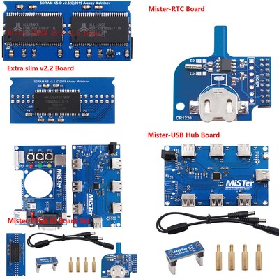 USB HUB/ Mister FPGA IO MiSTer SDRAM Extra Slim V2.2 v2.5 Chip Board DE10-Nano