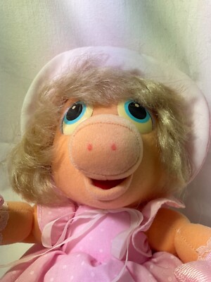Rainbow Toys 1985 Plüsch The Muppets Baby Miss Piggy Henson Associates. Sehr guter Zustand