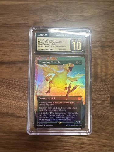 MTG: Final Fantasy - Traveling Chocobo - CGC PRISTINE 10