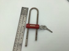 Vintage Yale Bicycle Adjustable Shank Lock With Two Keys Made In The USA