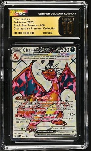 POKEMON TCG Charizard ex 056 - Black Star Promos Premium Coll.  CGC 10 Pristine