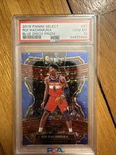 2019 Select RUI HACHIMURA Blue Disco Prizm RC /25 PSA 10 GEM MINT