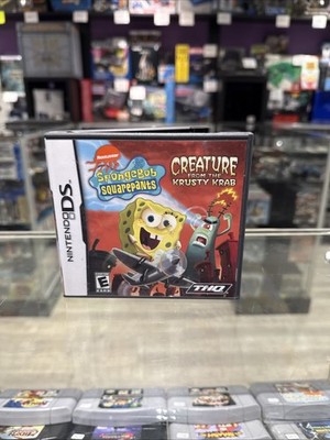 Spongebob Creature from the Krusty Krab - Nintendo DS NDS - CIB Complete Tested