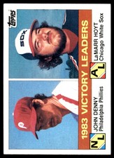 1983 Victory Leaders (John Denny / LaMarr Hoyt) LL 1984 Topps #135 MLB READ