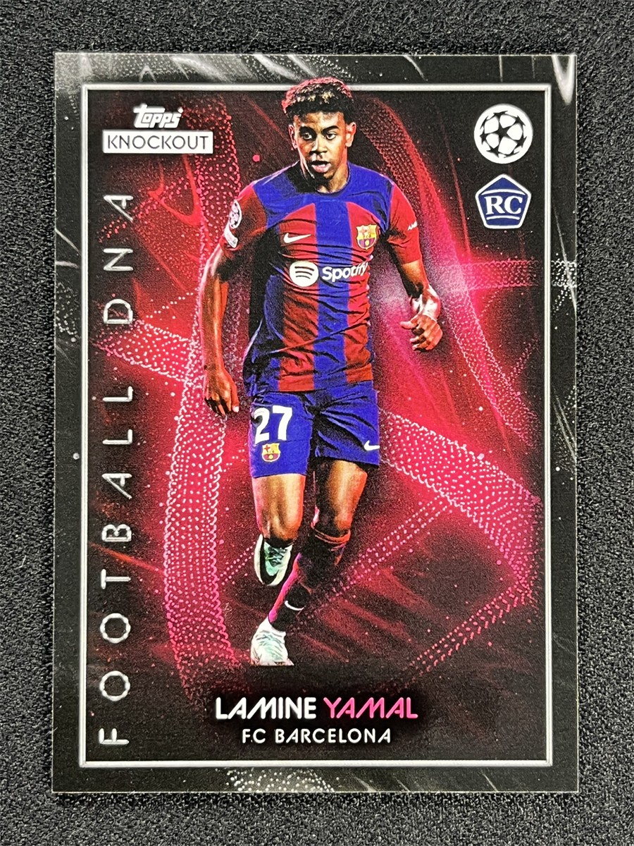 2024 Topps Knockout Football DNA Lamine Yamal RC Rookie FC Barcelona