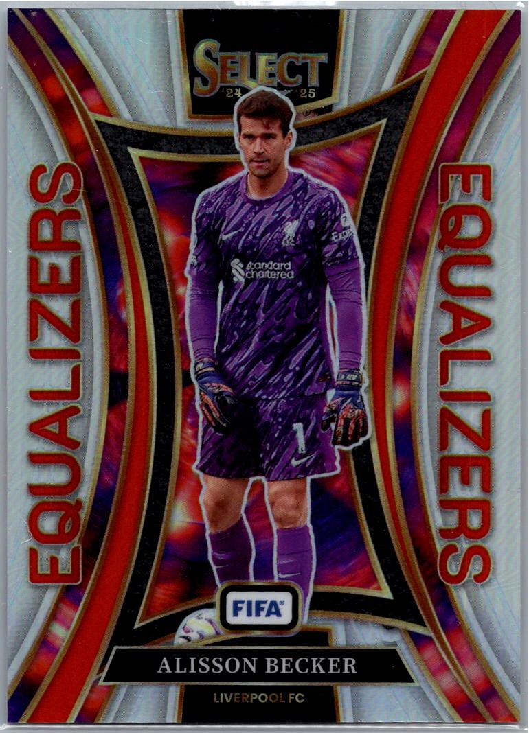 2024-25 Panini Select FIFA #13 Alisson Becker Liverpool Equalizers Refractor