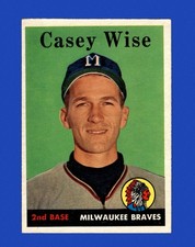 1958 Topps Set-Break #247 Casey Wise EX-EXMINT *GMCARDS*