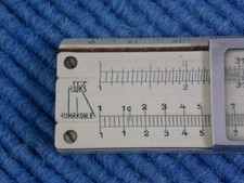 Rechenschieber NESTLER  Rheinisch - Westfälisches Kohlen - Syndikat , incl. Etui