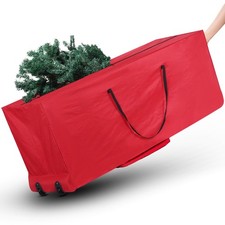 9FT Rolling Christmas Tree Storage Bag, 600D Oxford with Handles and Wheels
