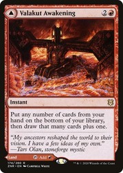 Valakut Awakening // Valakut Stoneforge Zendikar Rising Rare MTG