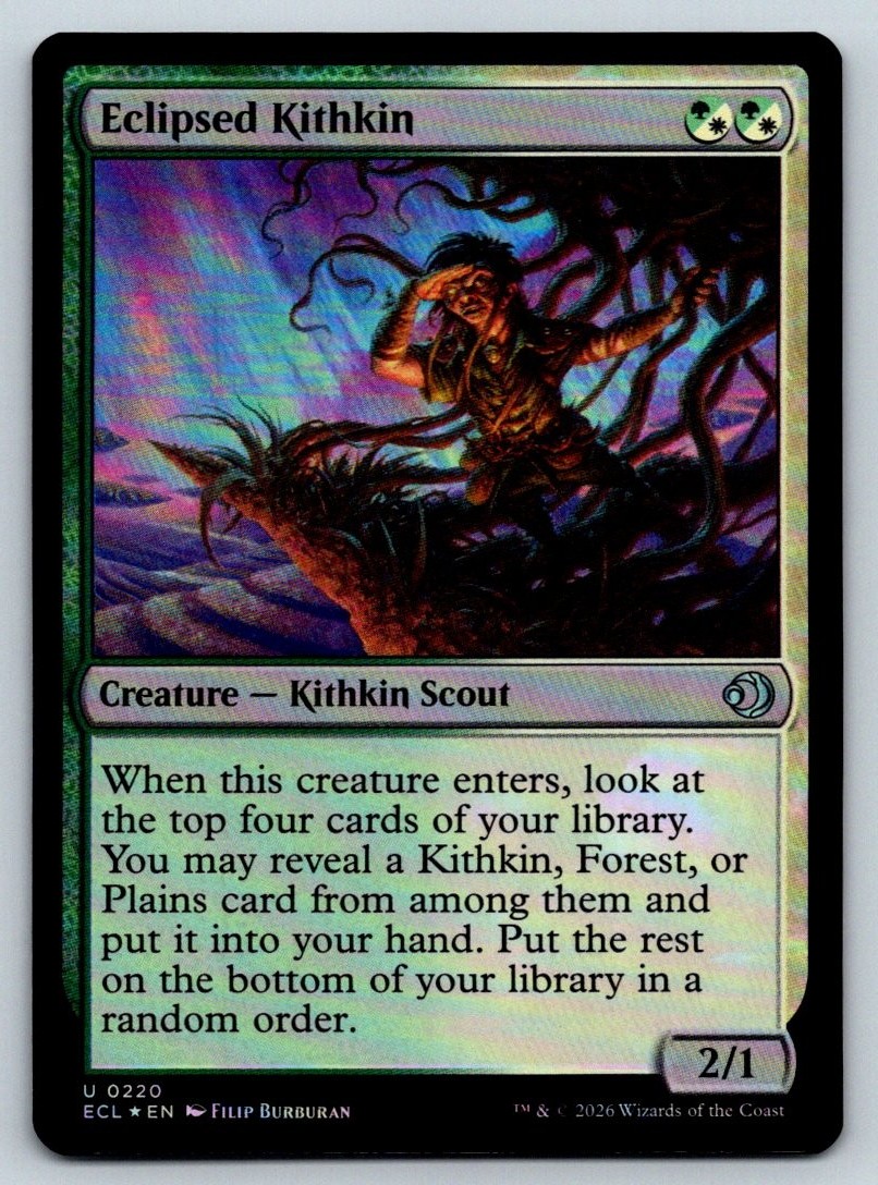Eclipsed Kithkin #220 Foil Lorwyn Eclipsed Magic: The Gathering MTG - NM