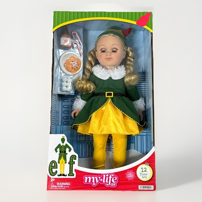 #ad MY LIFE AS 18quot; BUDDY THE ELF CHRISTMAS MOVIE DOLL BLONDE HAIR 2025 $29.00