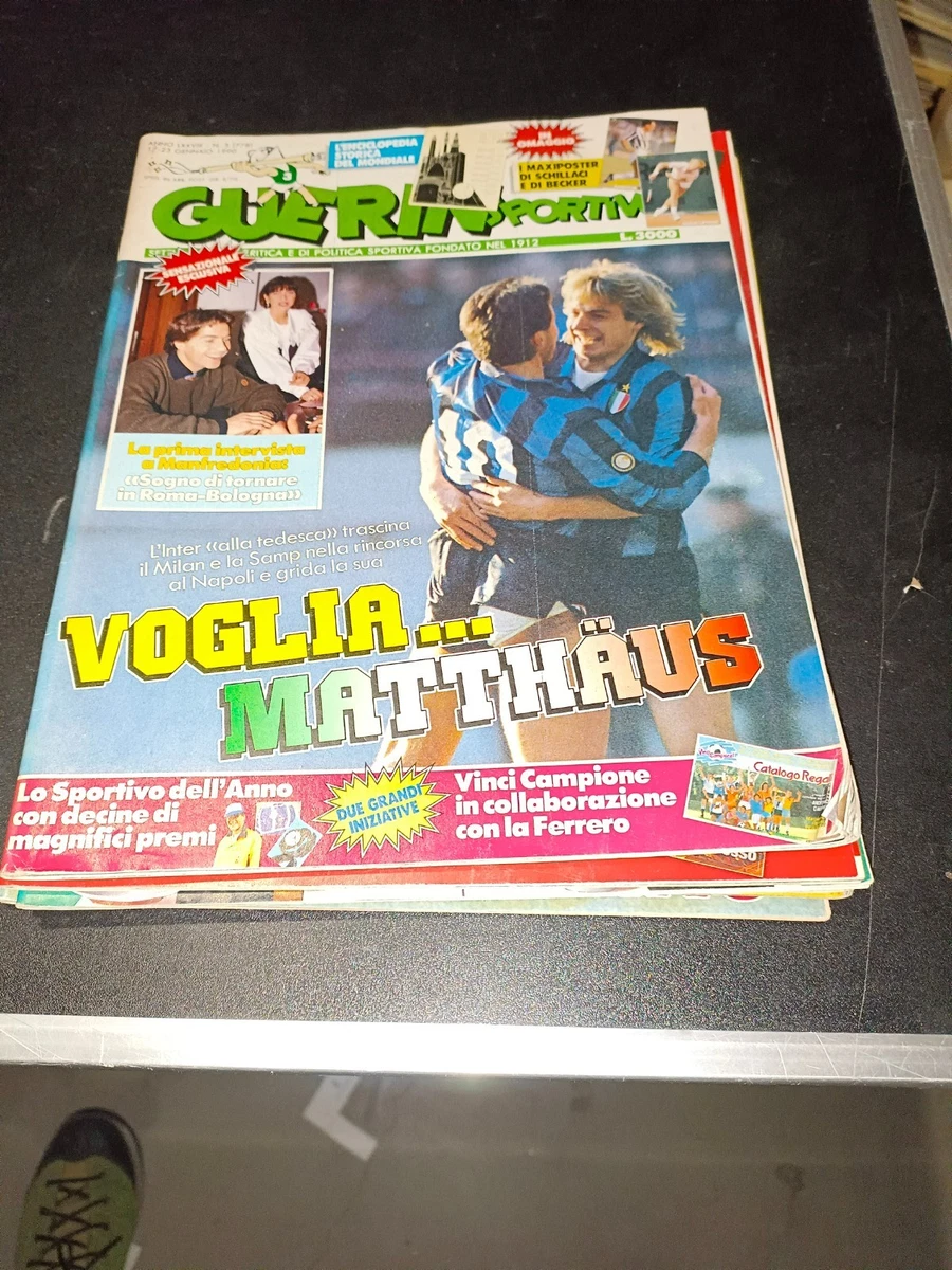 Guerin Sportivo N°32 De 1987 - Affiche Poster Sampdoria, Fiorentina, Barletta, Padova, Udinese - Bon état