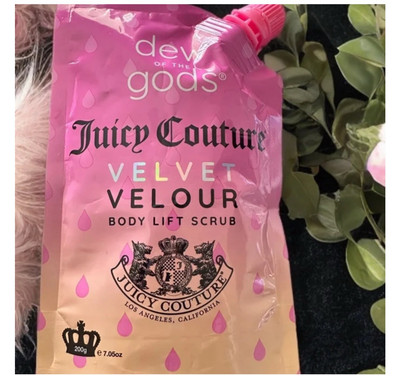 Juicy Couture Dew of the Gods Velvet Velour Body Lift Scrub 7.05 oz Exfoliating