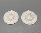 30 PCS CD DVD Rosette Hub w Adhesive Backing, Clear, BL400CLR FREE SHIPPING