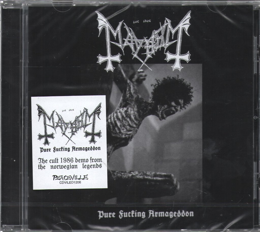 Mayhem Pfa Demos CD Europe Peaceville 2024 reissue CDVILED1206