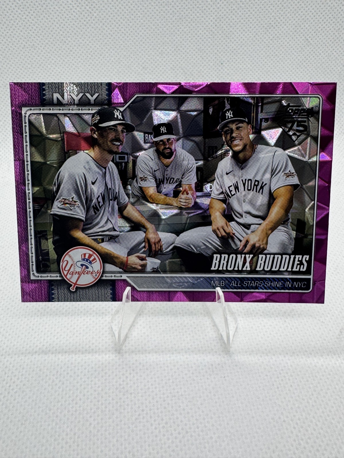 2026 Topps Series 1 - Aaron Judge #302 Pink Diamante Foil
