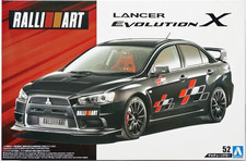 Aoshima 124 Mitsubishi Lancer Evolution X 2007 Ralliart Plastic Model Kit Aoshima 124 Mitsubishi Lancer Evolution X 2007 Ralliart Plastic Model Kit